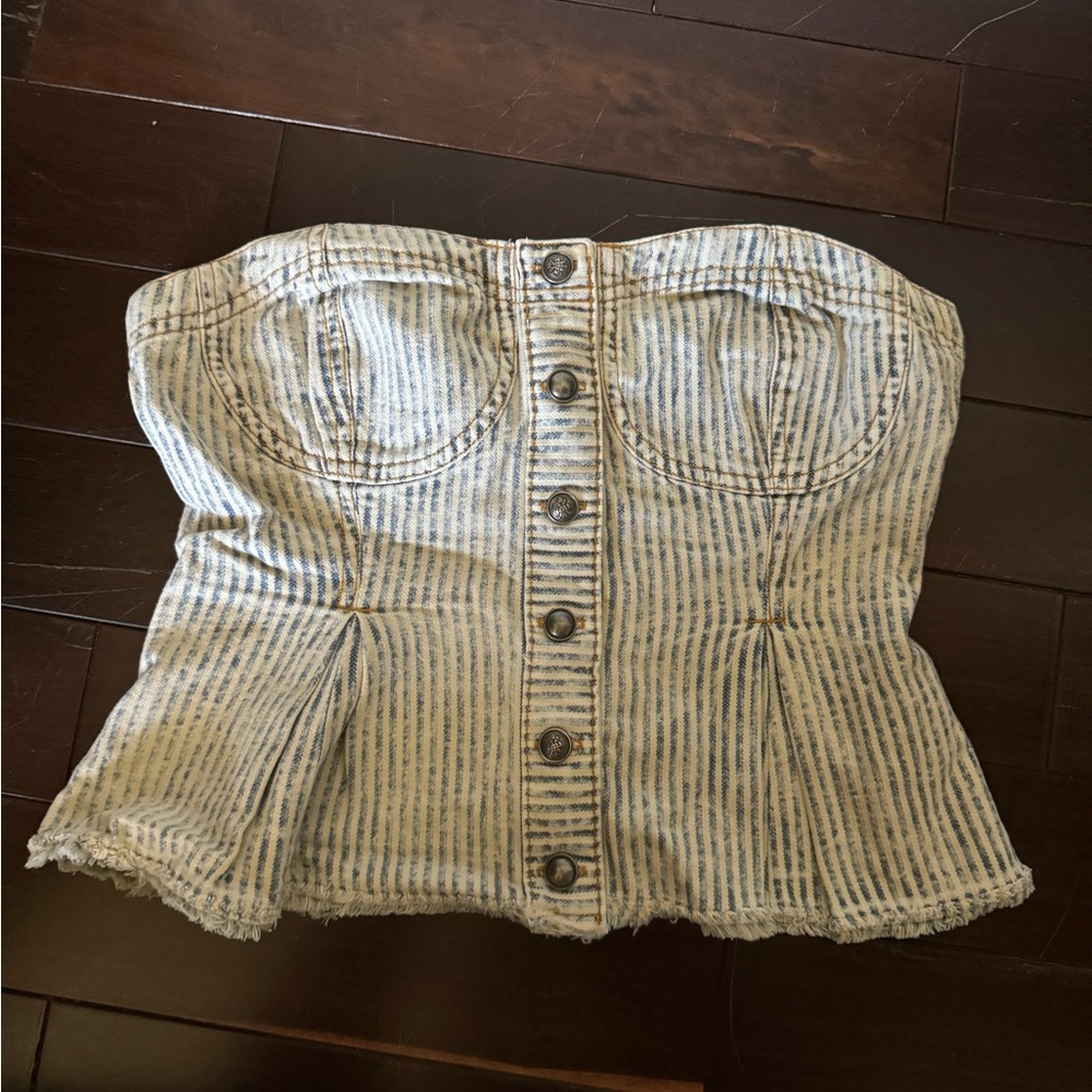 anthropology corset top